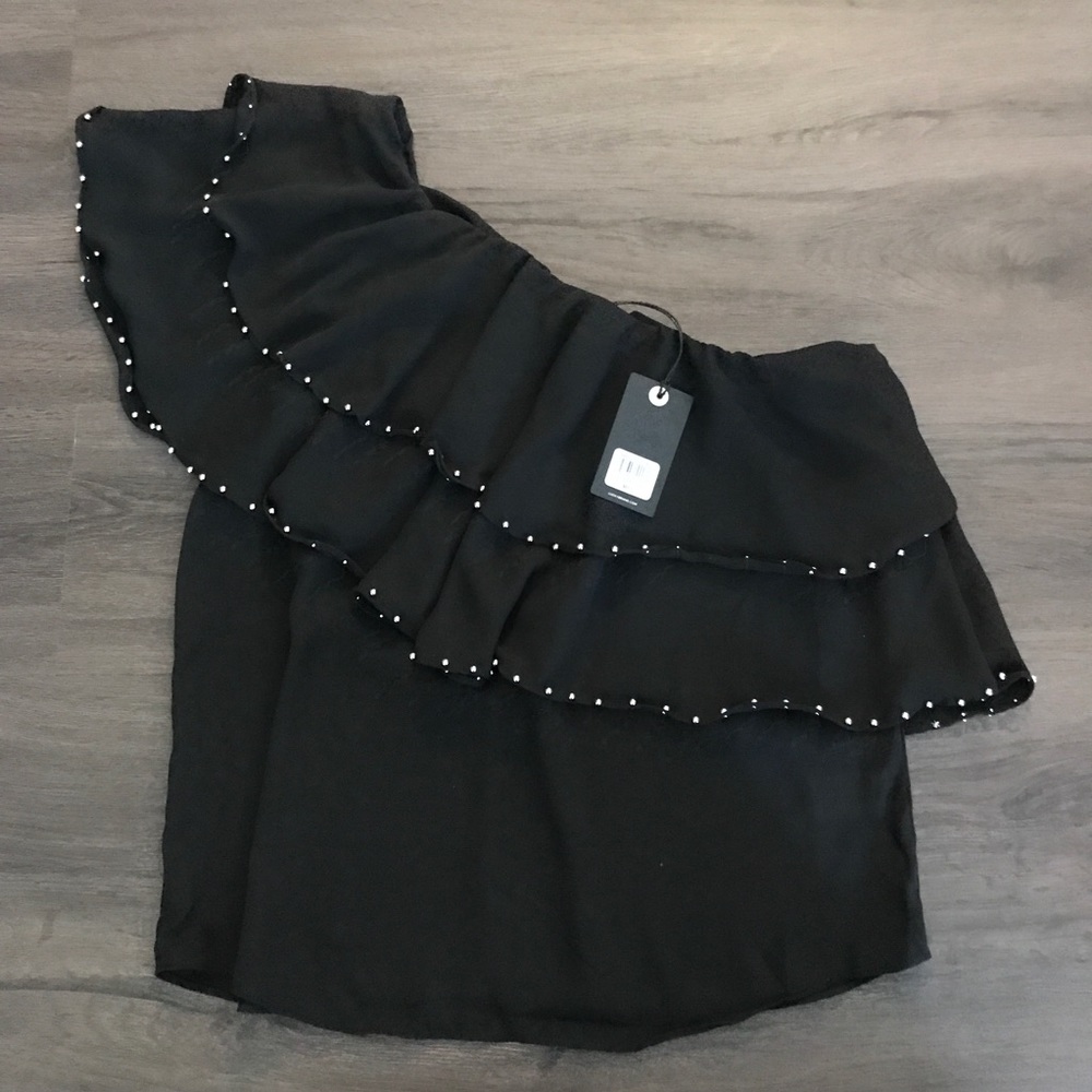 Lucky Brand One Shoulder Top